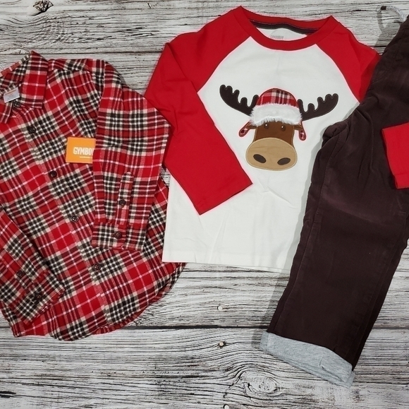 Gymboree Holiday Winter Lot Moose Mountain Collection NWT - Picture 3 of 16